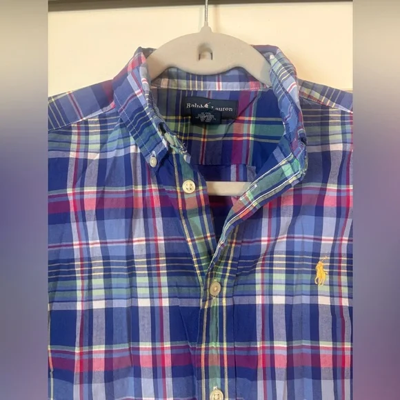 Polo Ralph Lauren Kids Classic Oxford Button Up Shirt - Picture 5 of 14